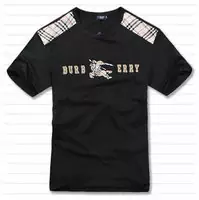 burberry sleeve t-shirt bur04 black flower